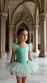 Bale Çalışma Kostümü Mint Rengi